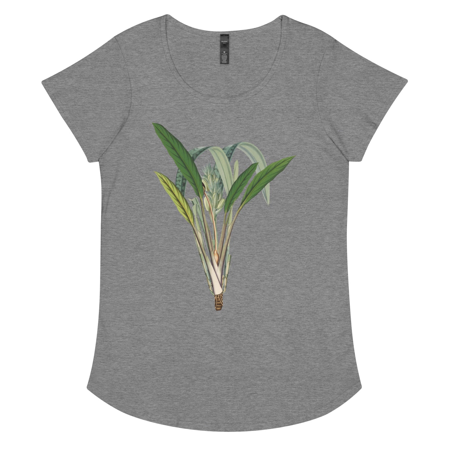 Tropical Leaves 2 Women’s round neck tee