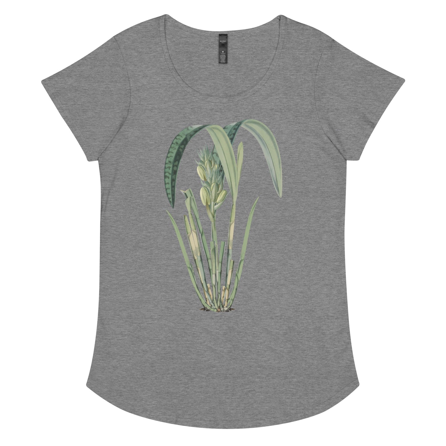 Tropical Leaves 3 Women’s round neck tee