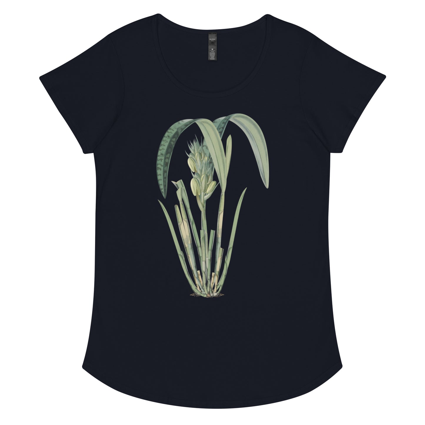 Tropical Leaves 3 Women’s round neck tee