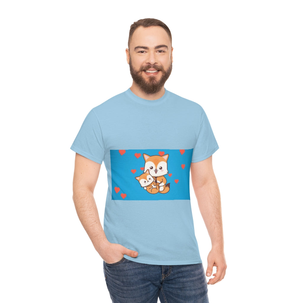 Fox Family Unisex Heavy Cotton Tee