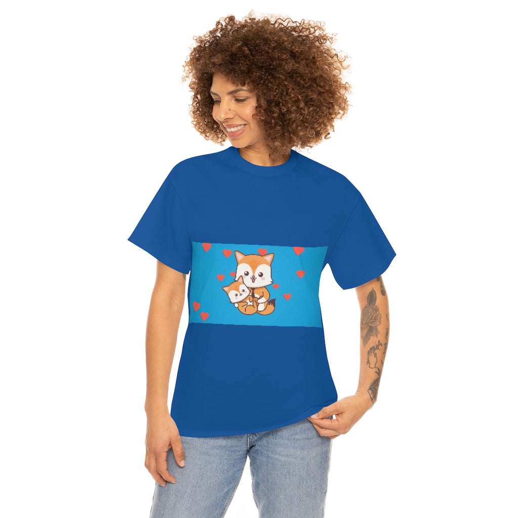 Fox Family Unisex Heavy Cotton Tee