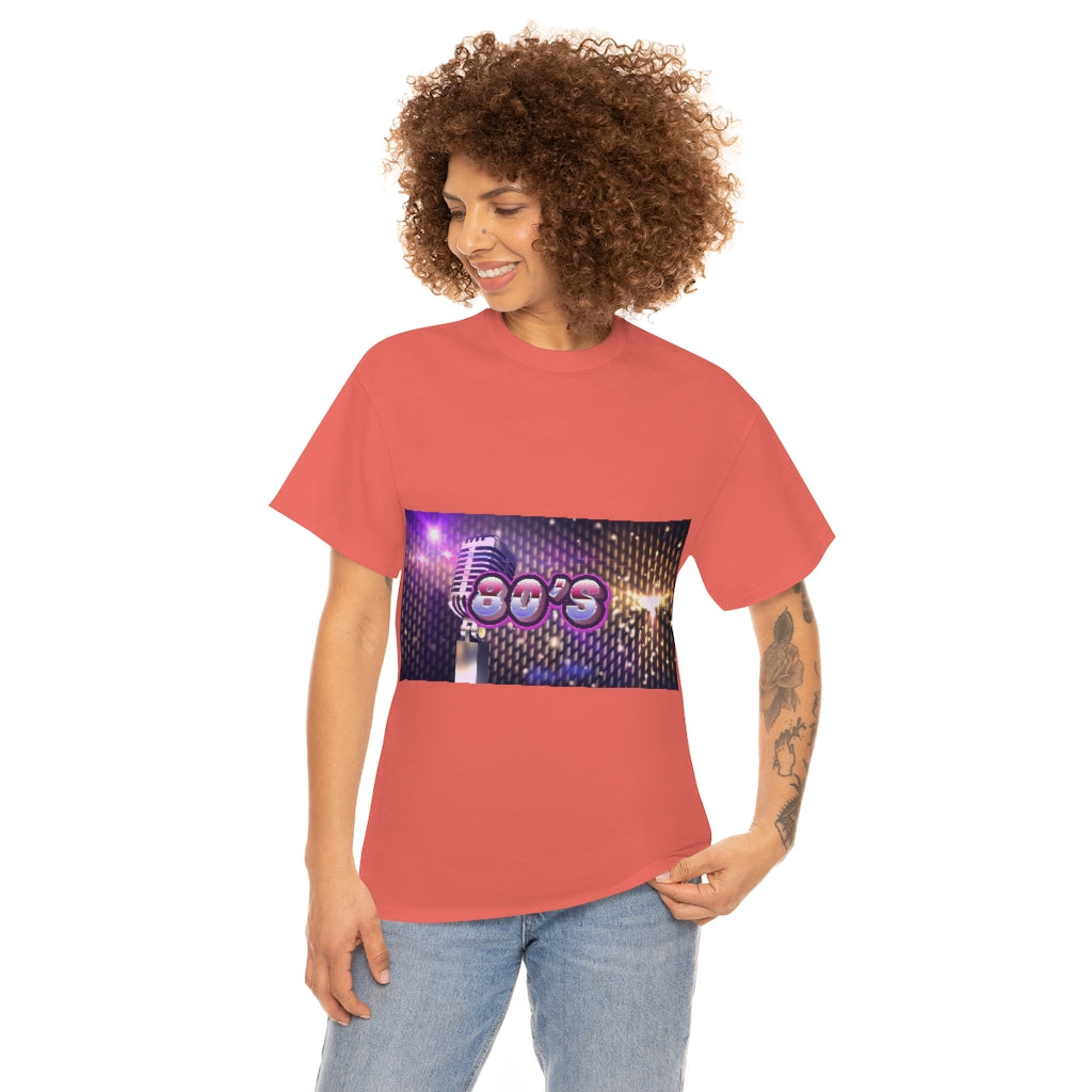 80s Music Unisex Heavy Cotton Tee