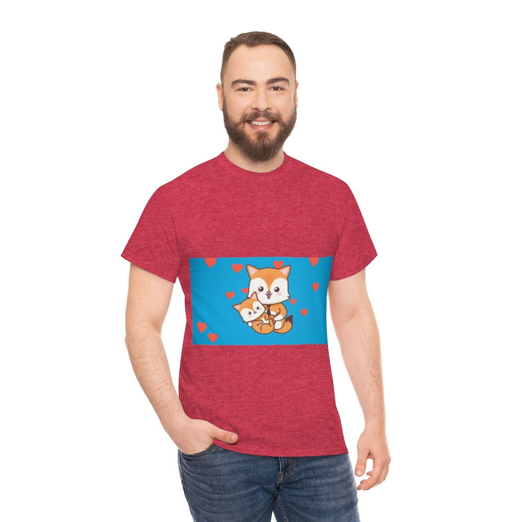 Fox Family Unisex Heavy Cotton Tee