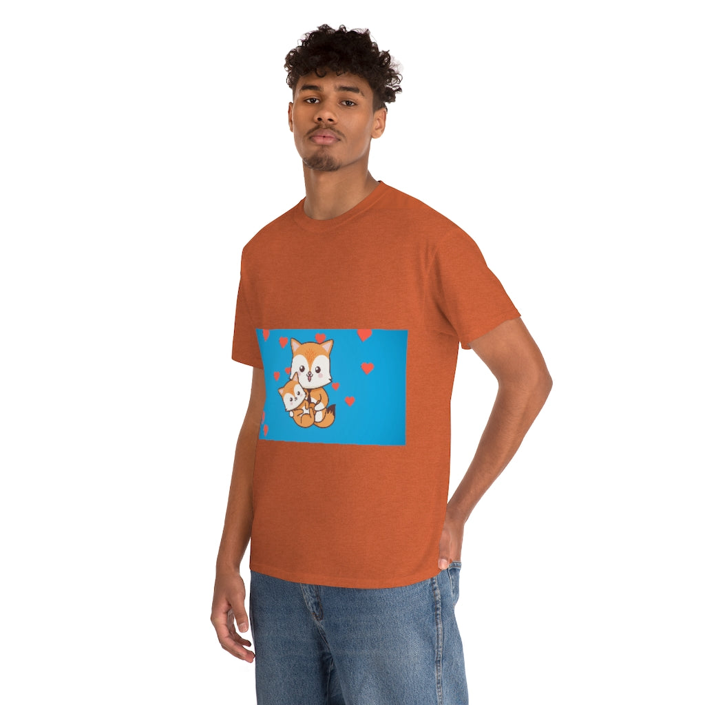 Fox Family Unisex Heavy Cotton Tee