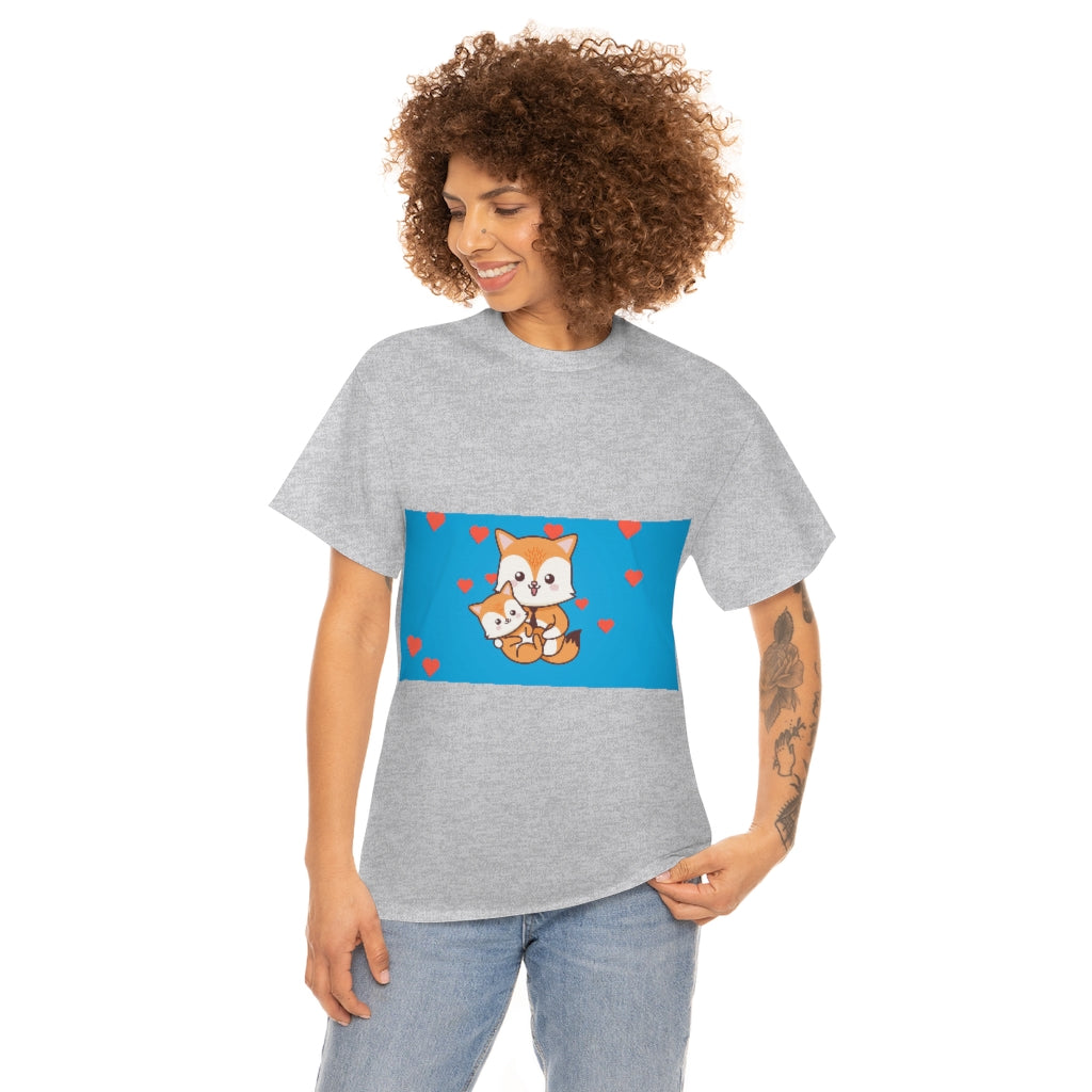 Fox Family Unisex Heavy Cotton Tee