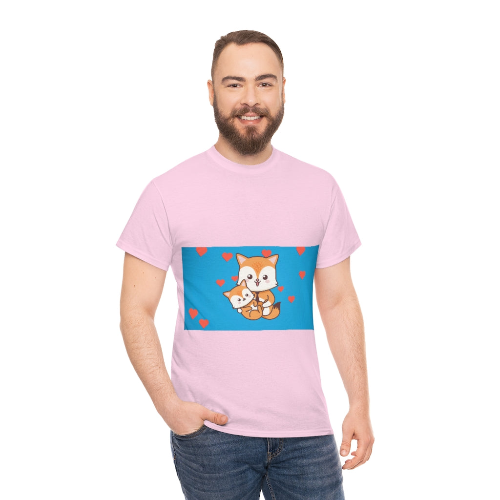 Fox Family Unisex Heavy Cotton Tee