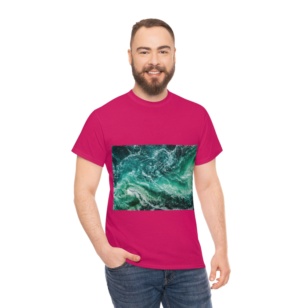 Waves Of Water Unisex Heavy Cotton Tee