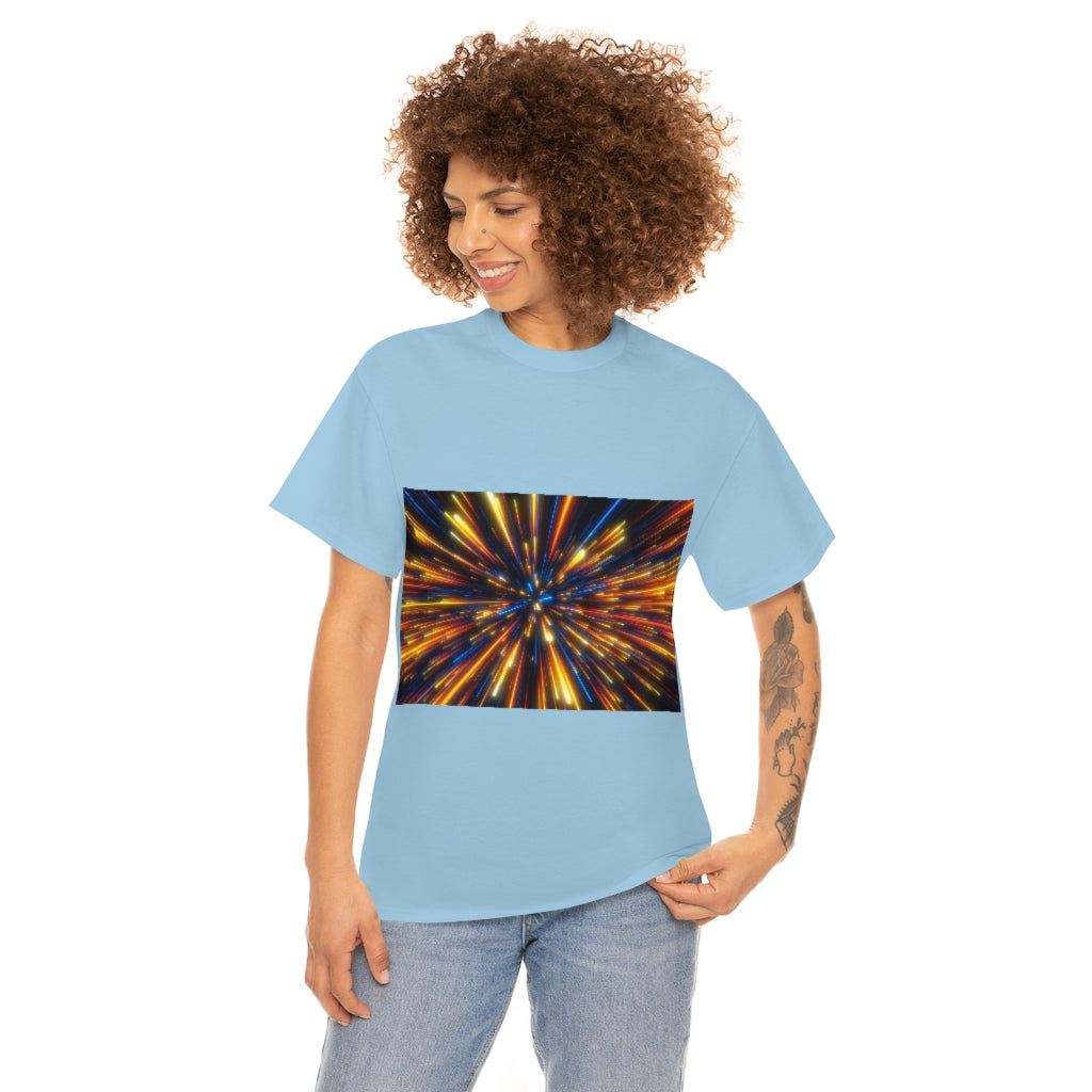 Abstract Space Unisex Heavy Cotton Tee