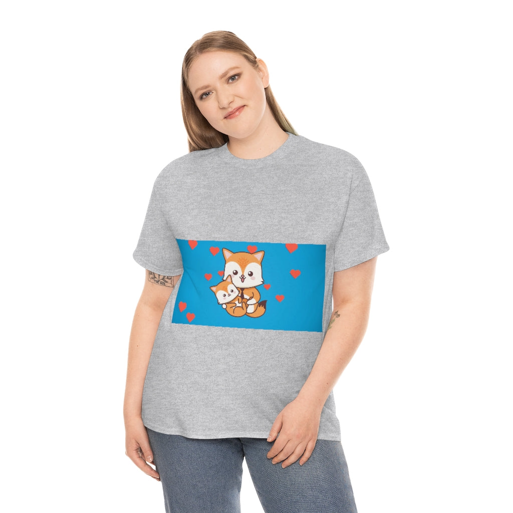 Fox Family Unisex Heavy Cotton Tee