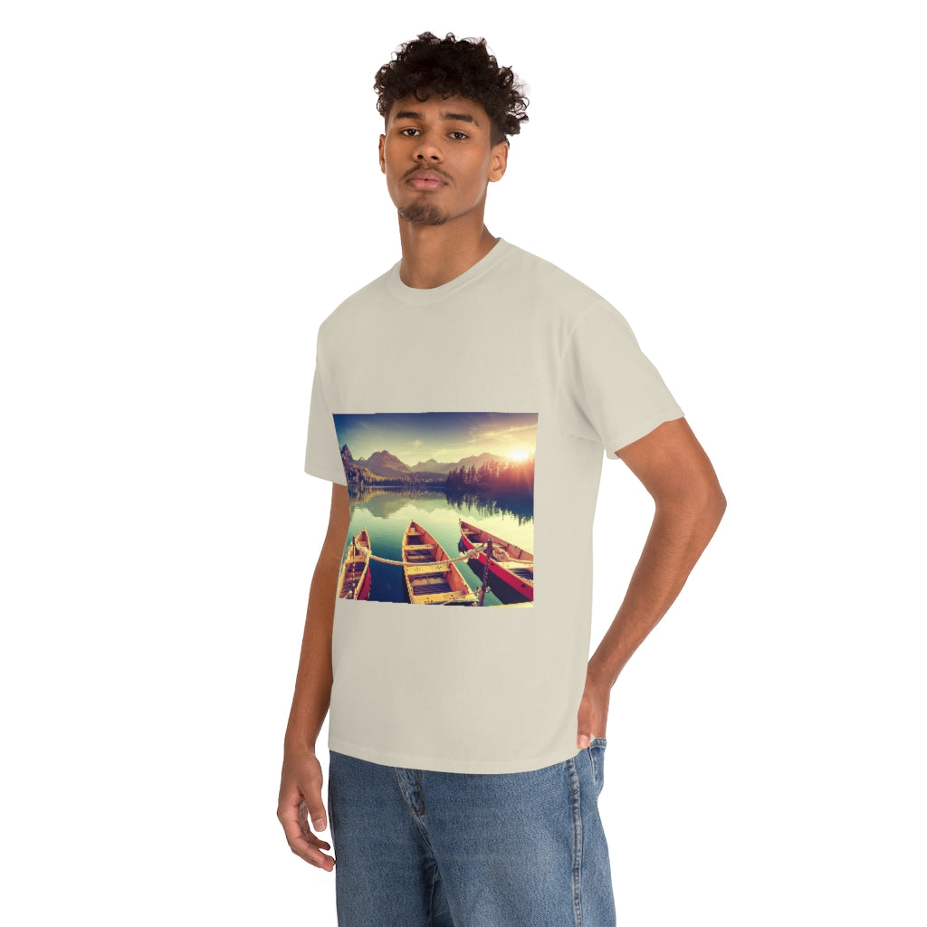 Mountain Lake Unisex Heavy Cotton Tee