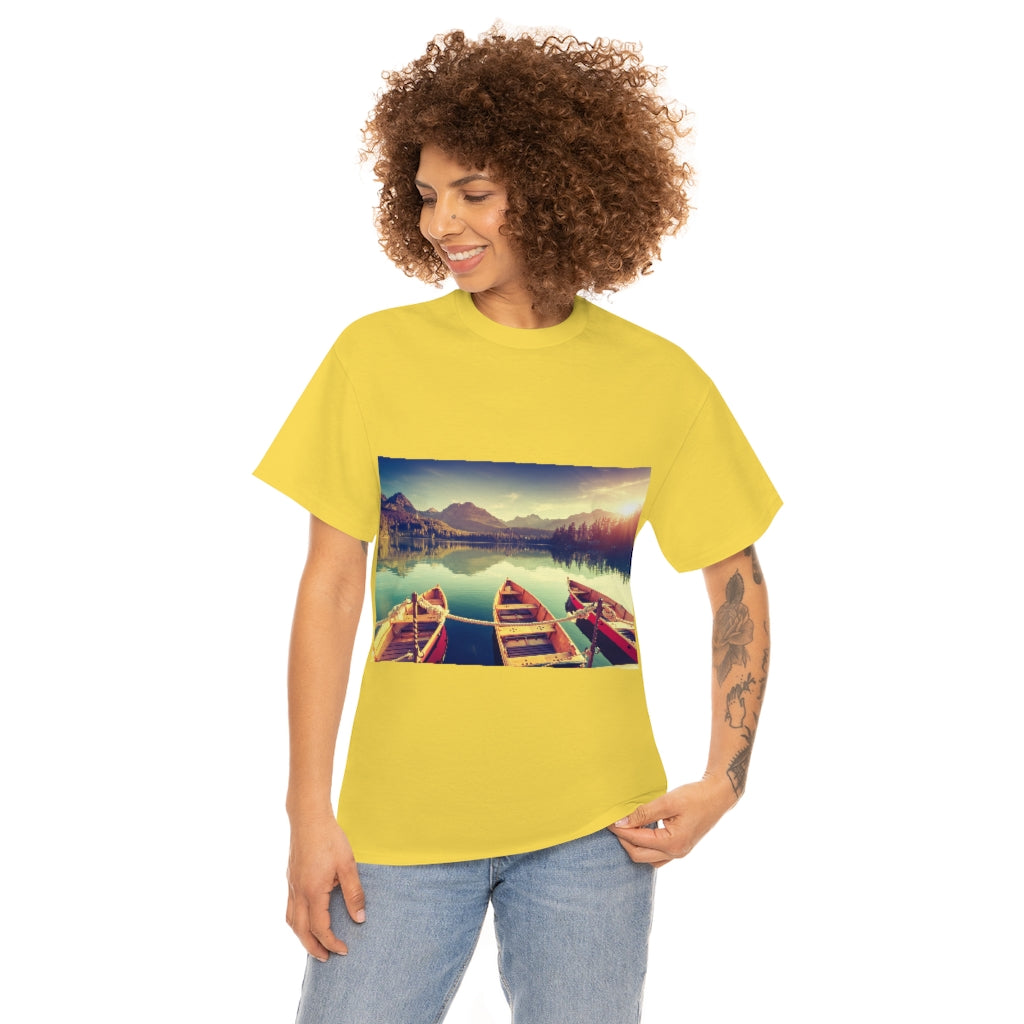 Mountain Lake Unisex Heavy Cotton Tee