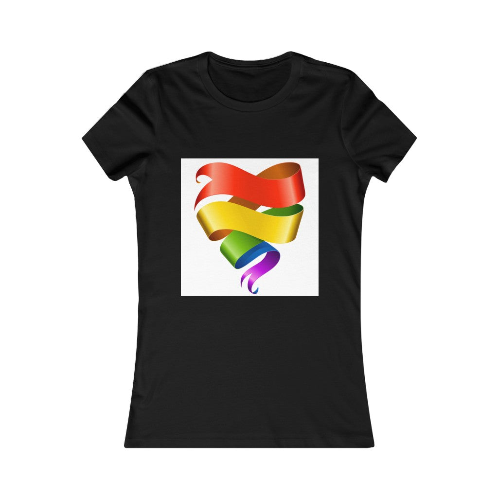 Rainbow Ribbon Women's Favorite Tee