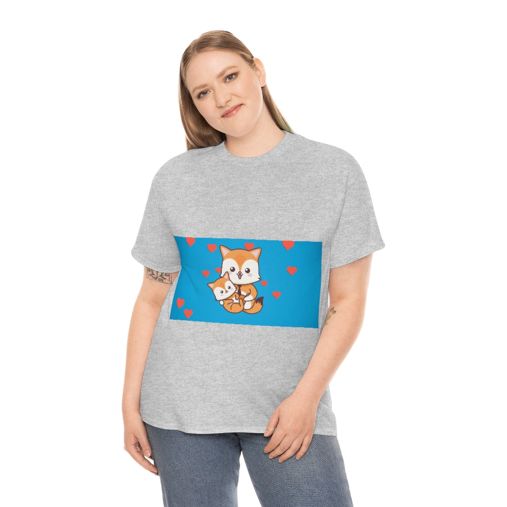 Fox Family Unisex Heavy Cotton Tee