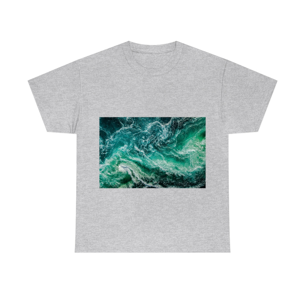 Waves Of Water Unisex Heavy Cotton Tee