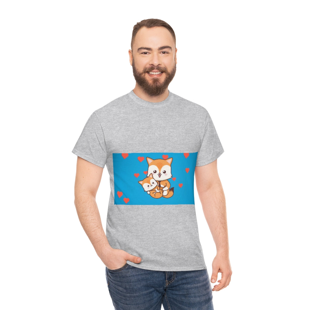 Fox Family Unisex Heavy Cotton Tee