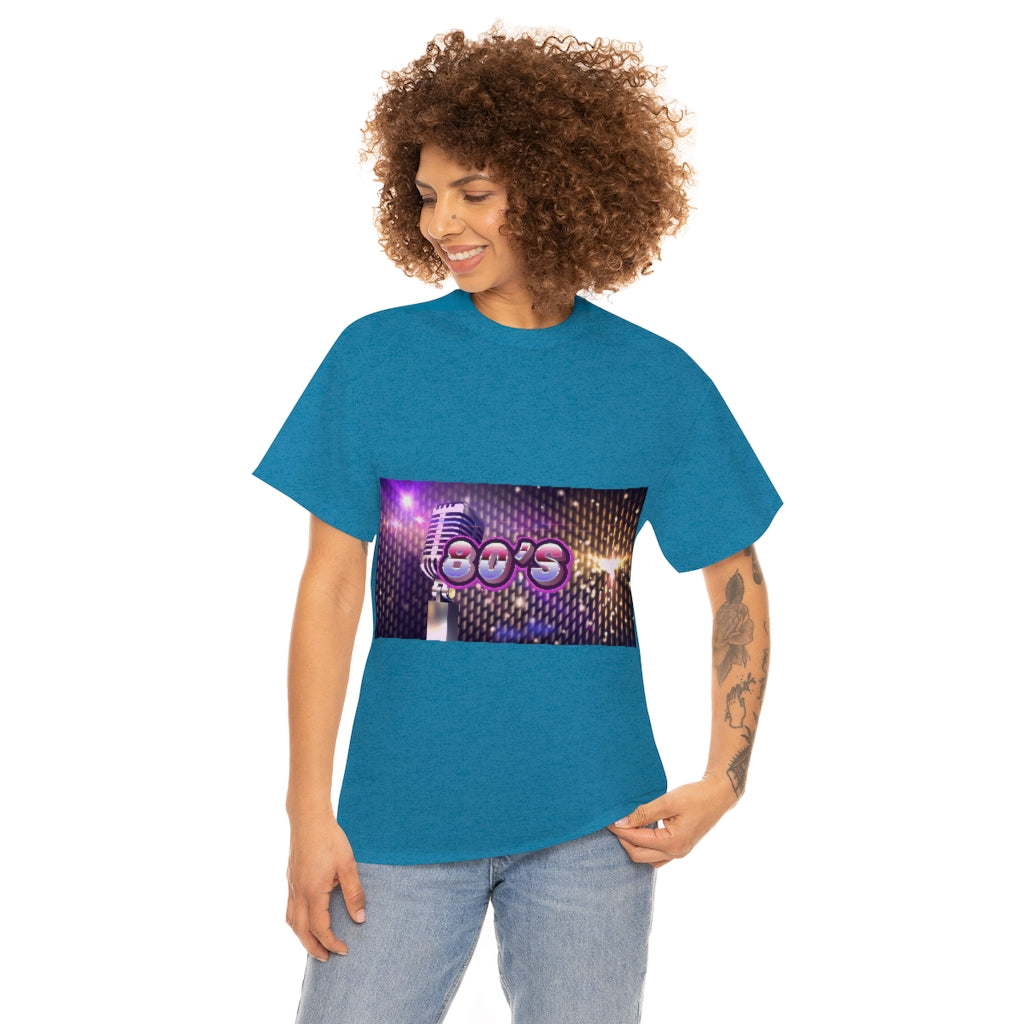 80s Music Unisex Heavy Cotton Tee