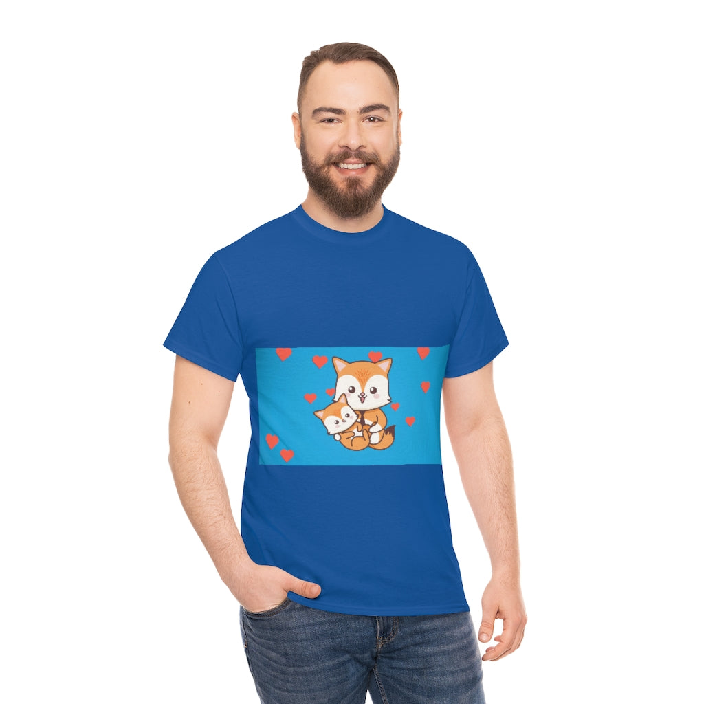 Fox Family Unisex Heavy Cotton Tee