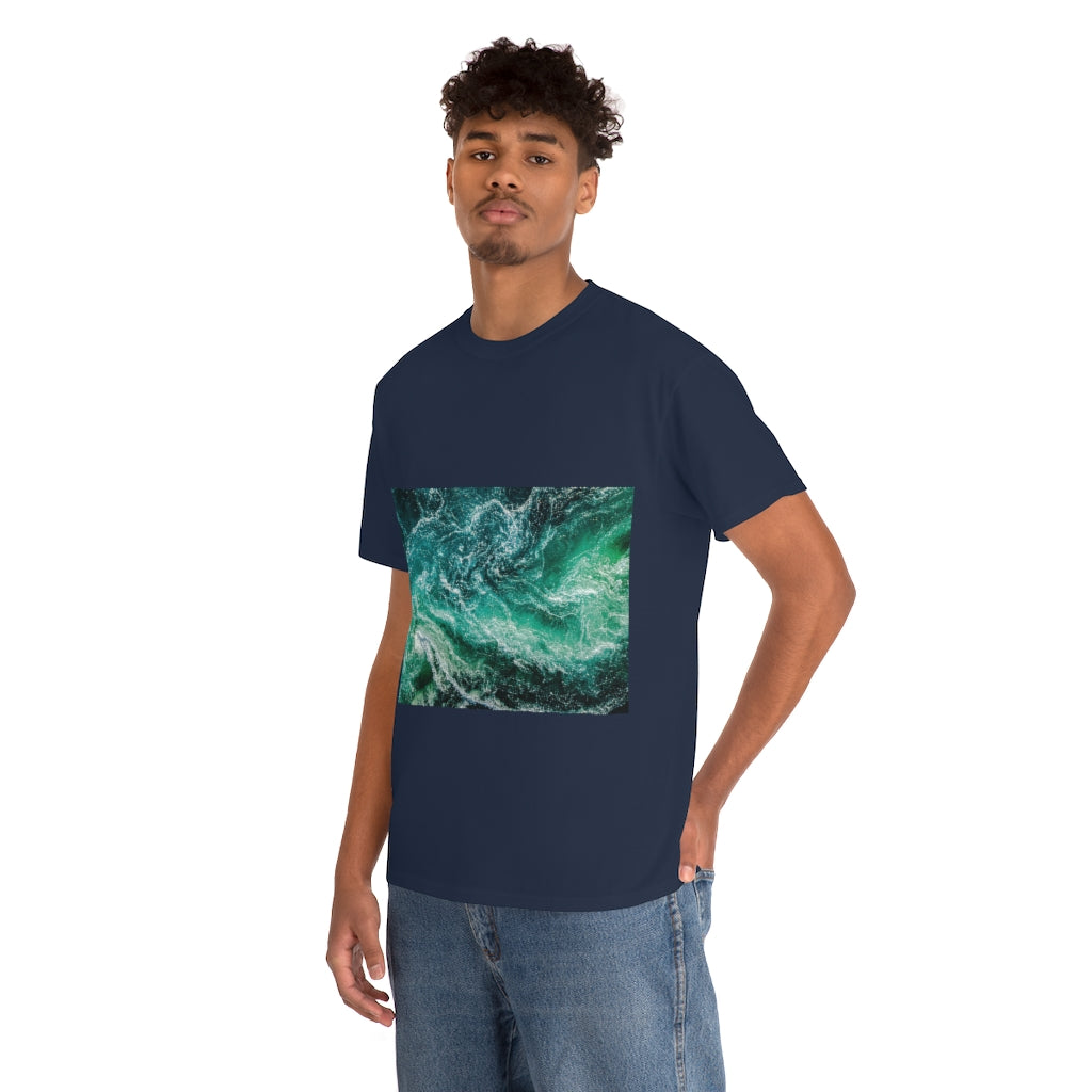 Waves Of Water Unisex Heavy Cotton Tee