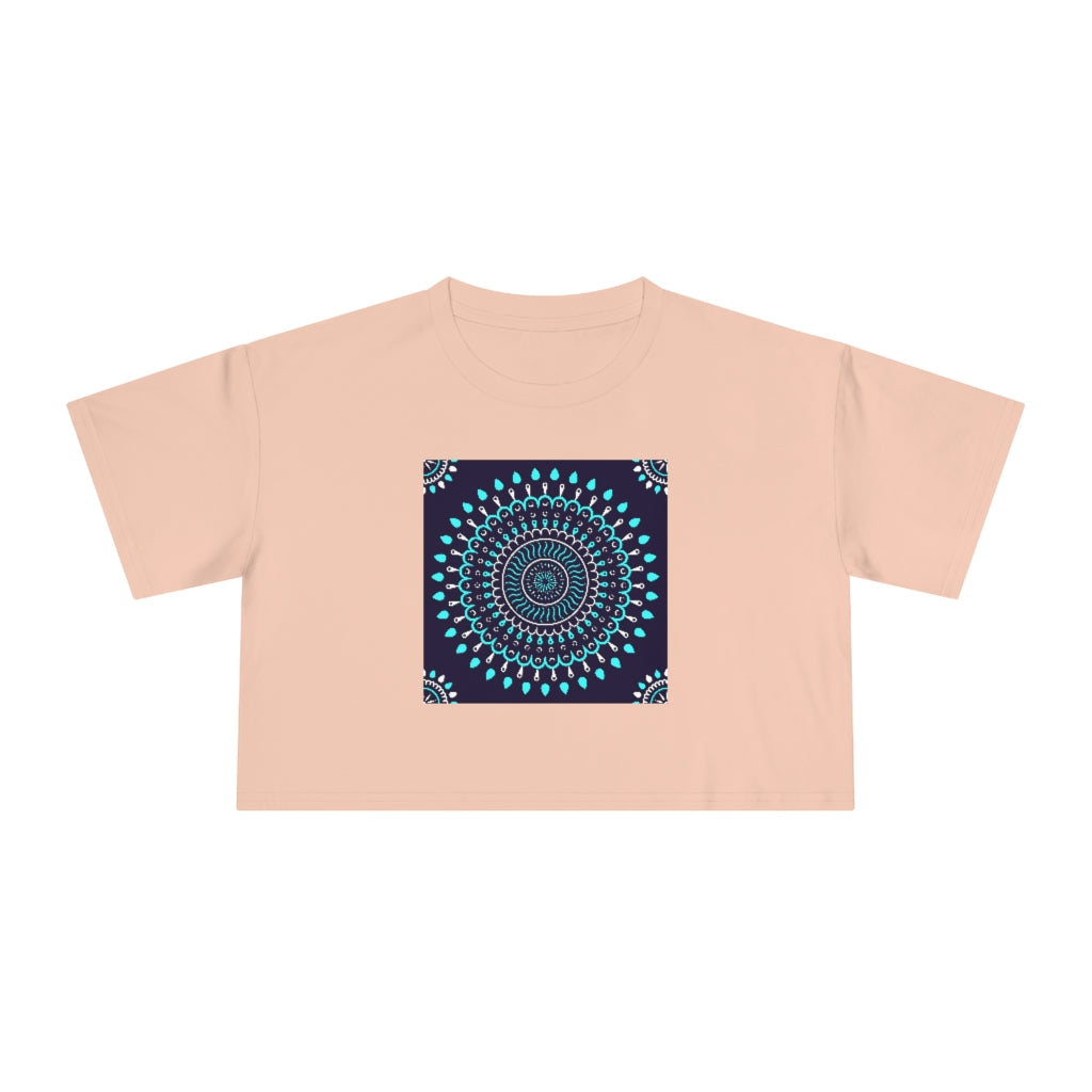 Mandala Moments Women's Crop Tee