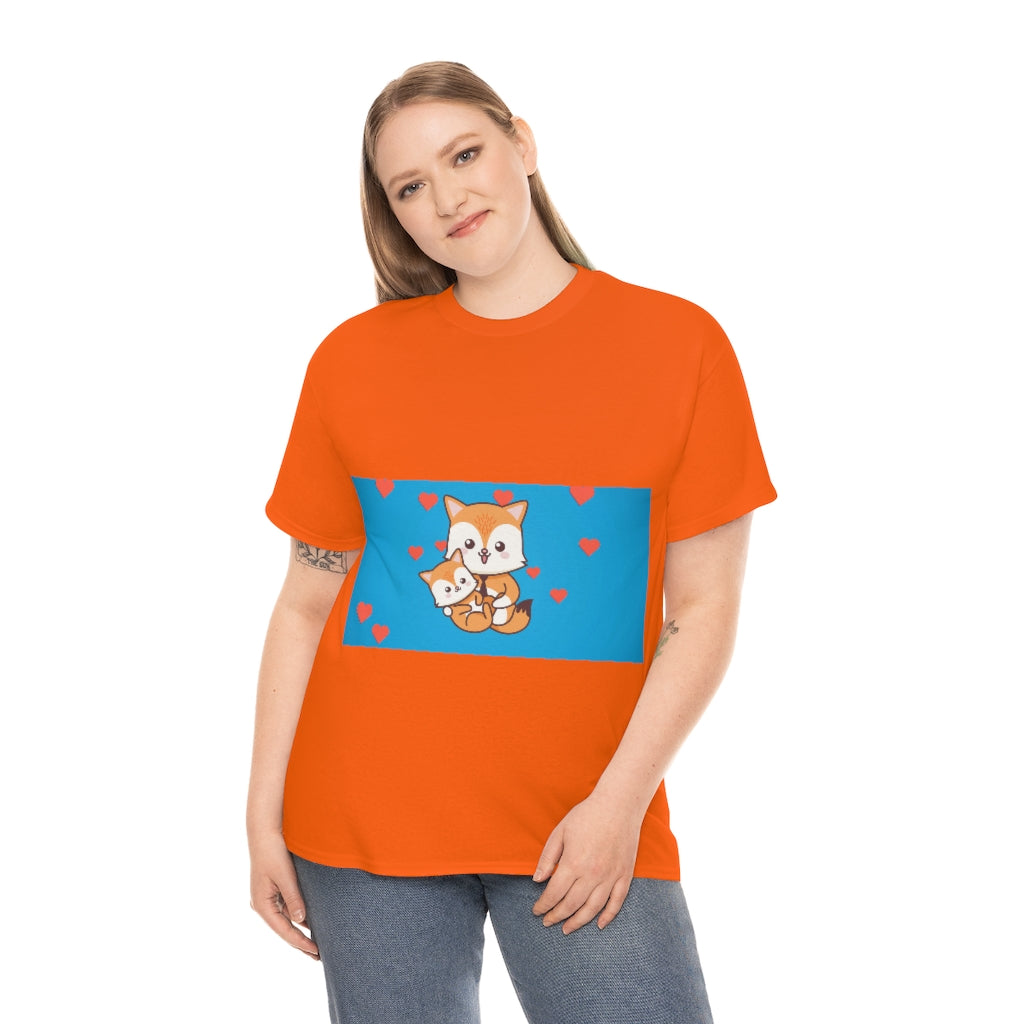 Fox Family Unisex Heavy Cotton Tee