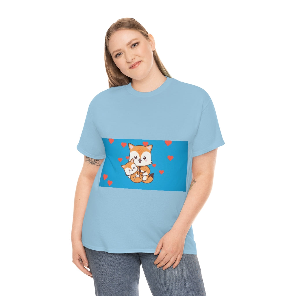 Fox Family Unisex Heavy Cotton Tee