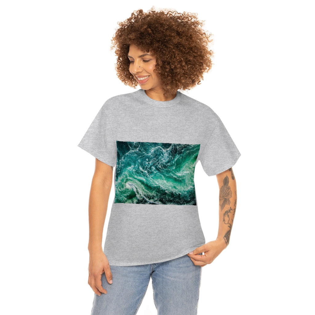 Waves Of Water Unisex Heavy Cotton Tee