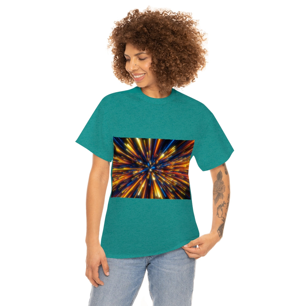 Abstract Space Unisex Heavy Cotton Tee