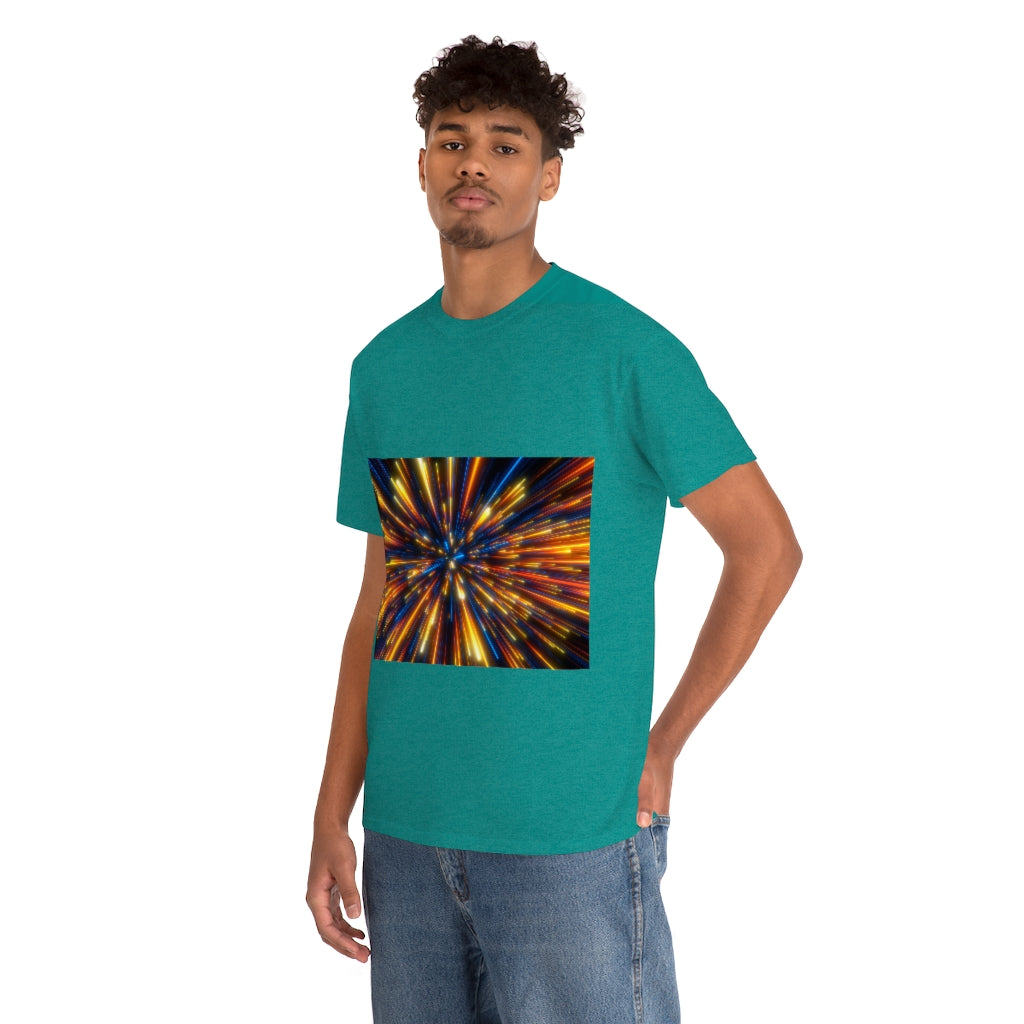 Abstract Space Unisex Heavy Cotton Tee