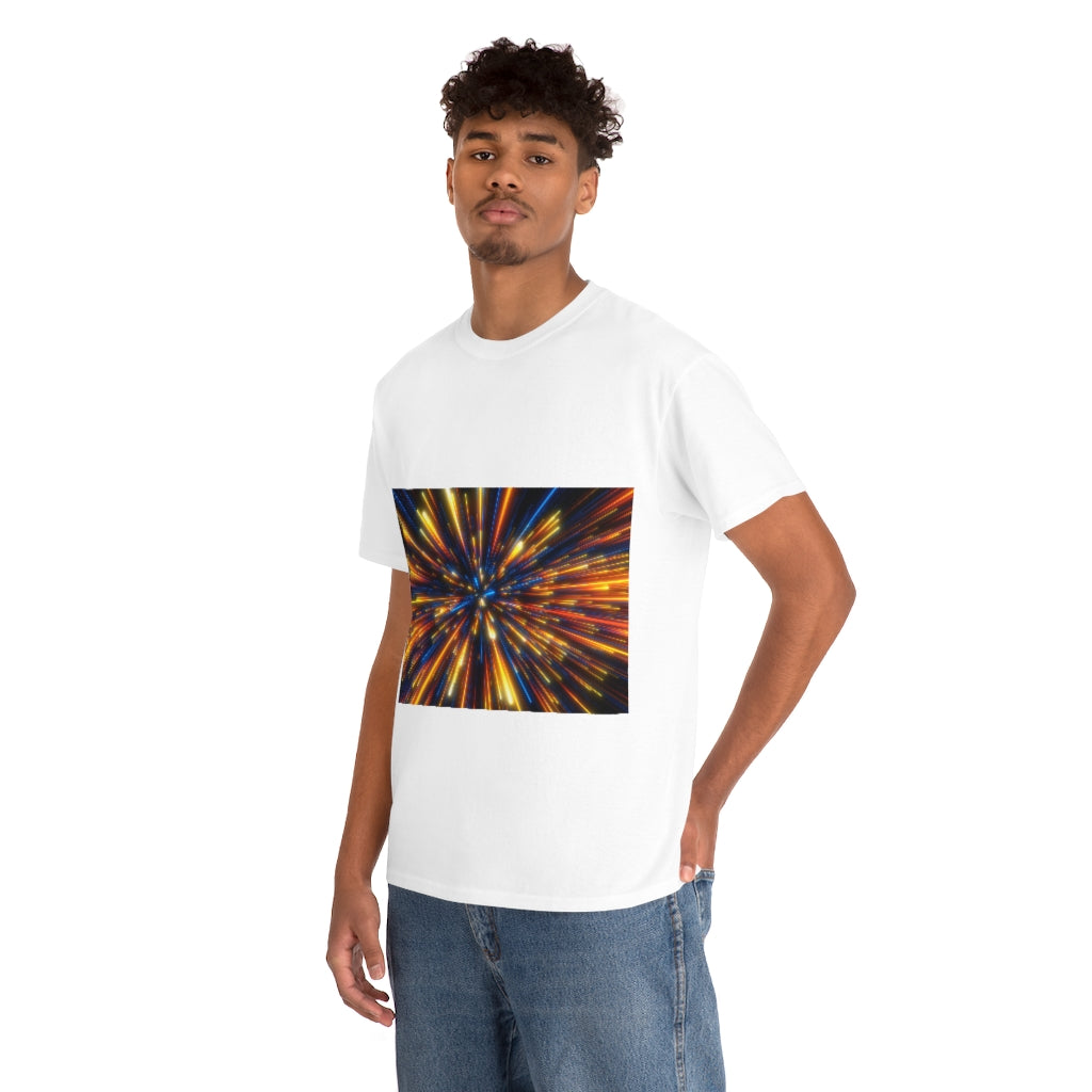 Abstract Space Unisex Heavy Cotton Tee