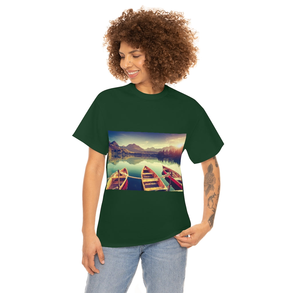 Mountain Lake Unisex Heavy Cotton Tee