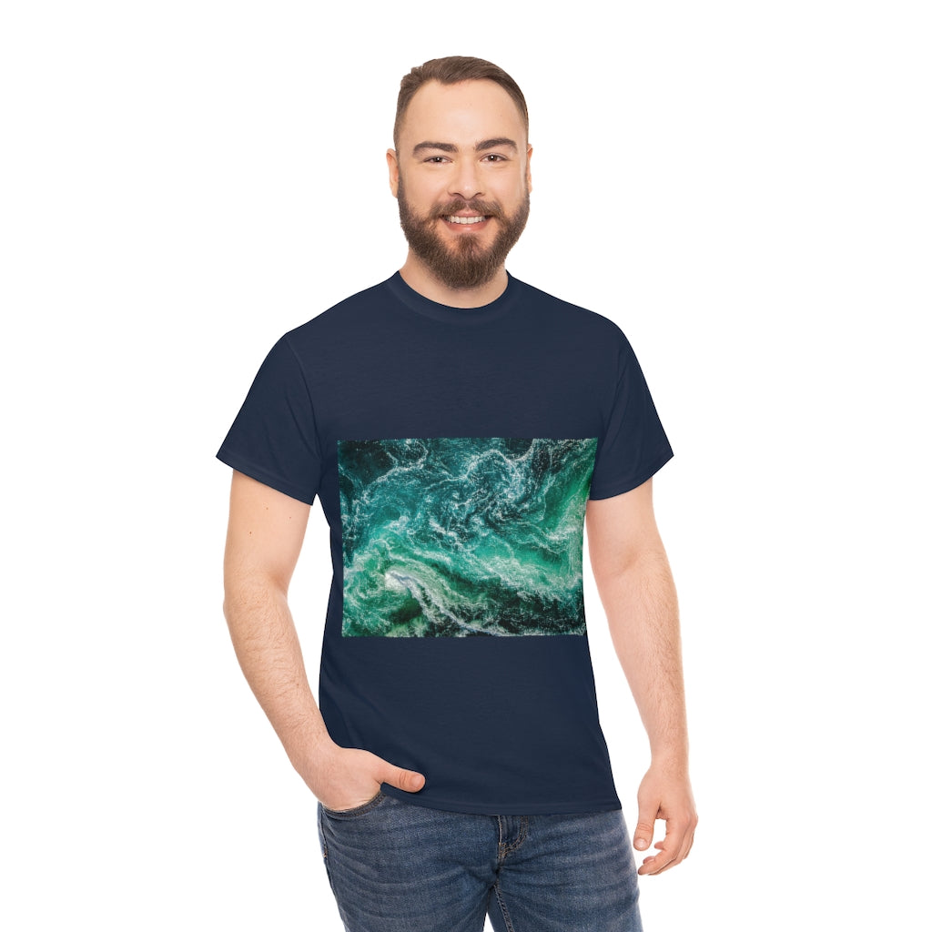 Waves Of Water Unisex Heavy Cotton Tee