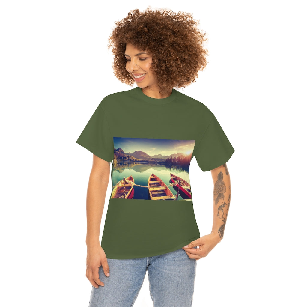 Mountain Lake Unisex Heavy Cotton Tee