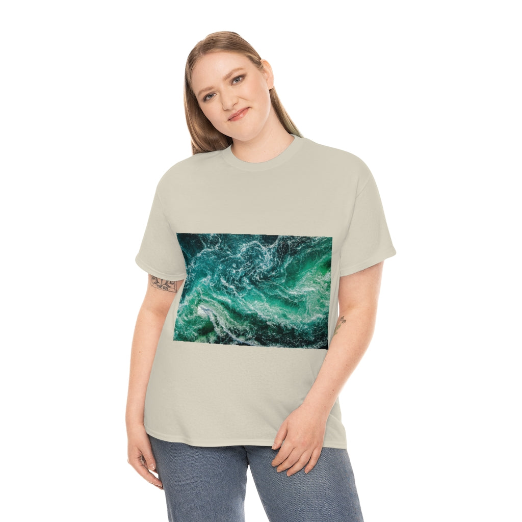 Waves Of Water Unisex Heavy Cotton Tee