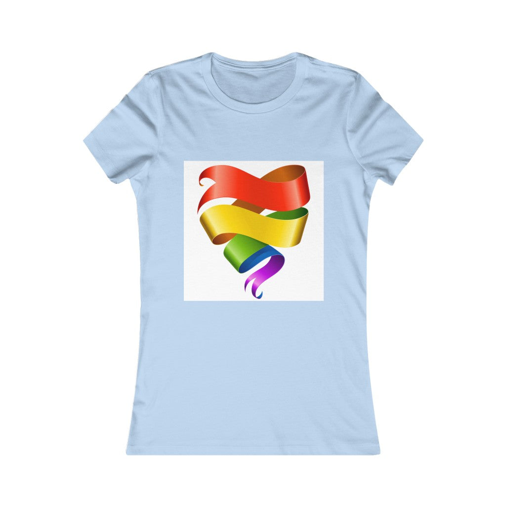 Rainbow Ribbon Women's Favorite Tee