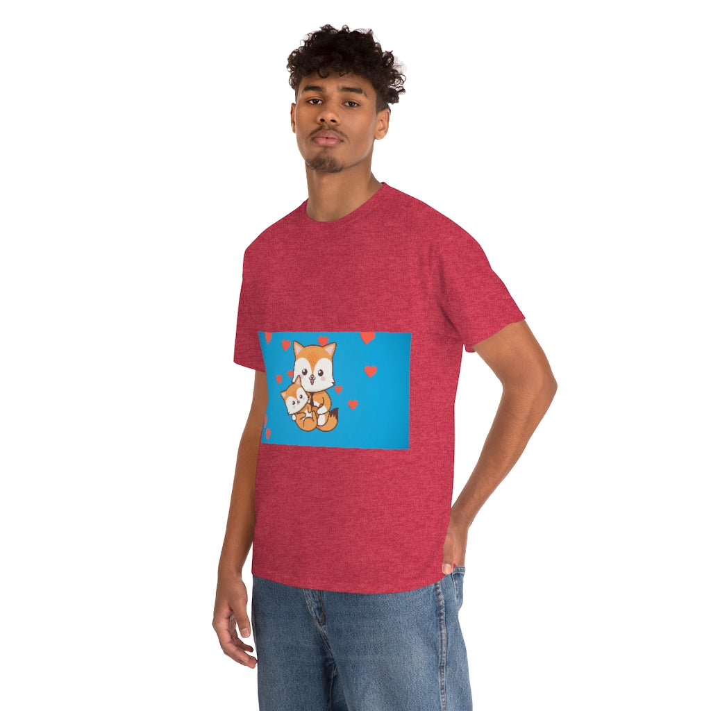 Fox Family Unisex Heavy Cotton Tee