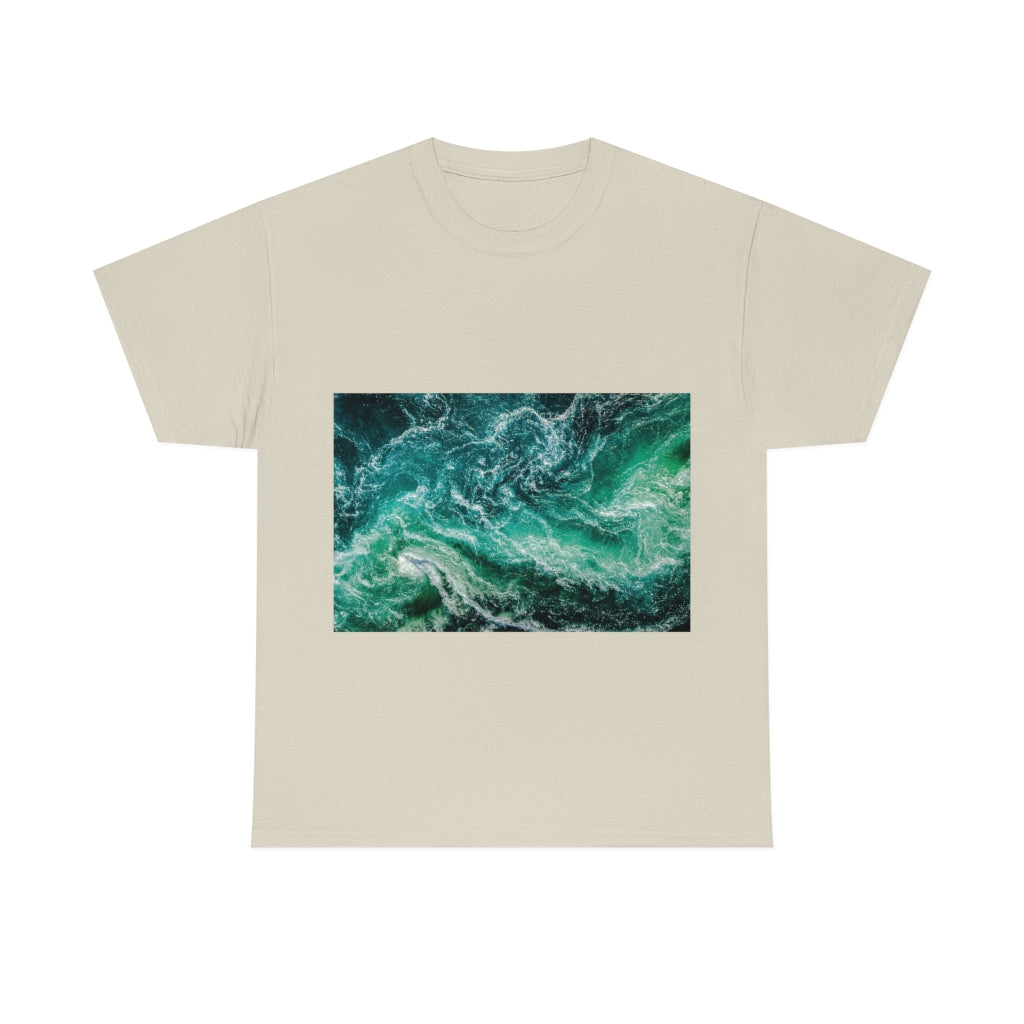 Waves Of Water Unisex Heavy Cotton Tee