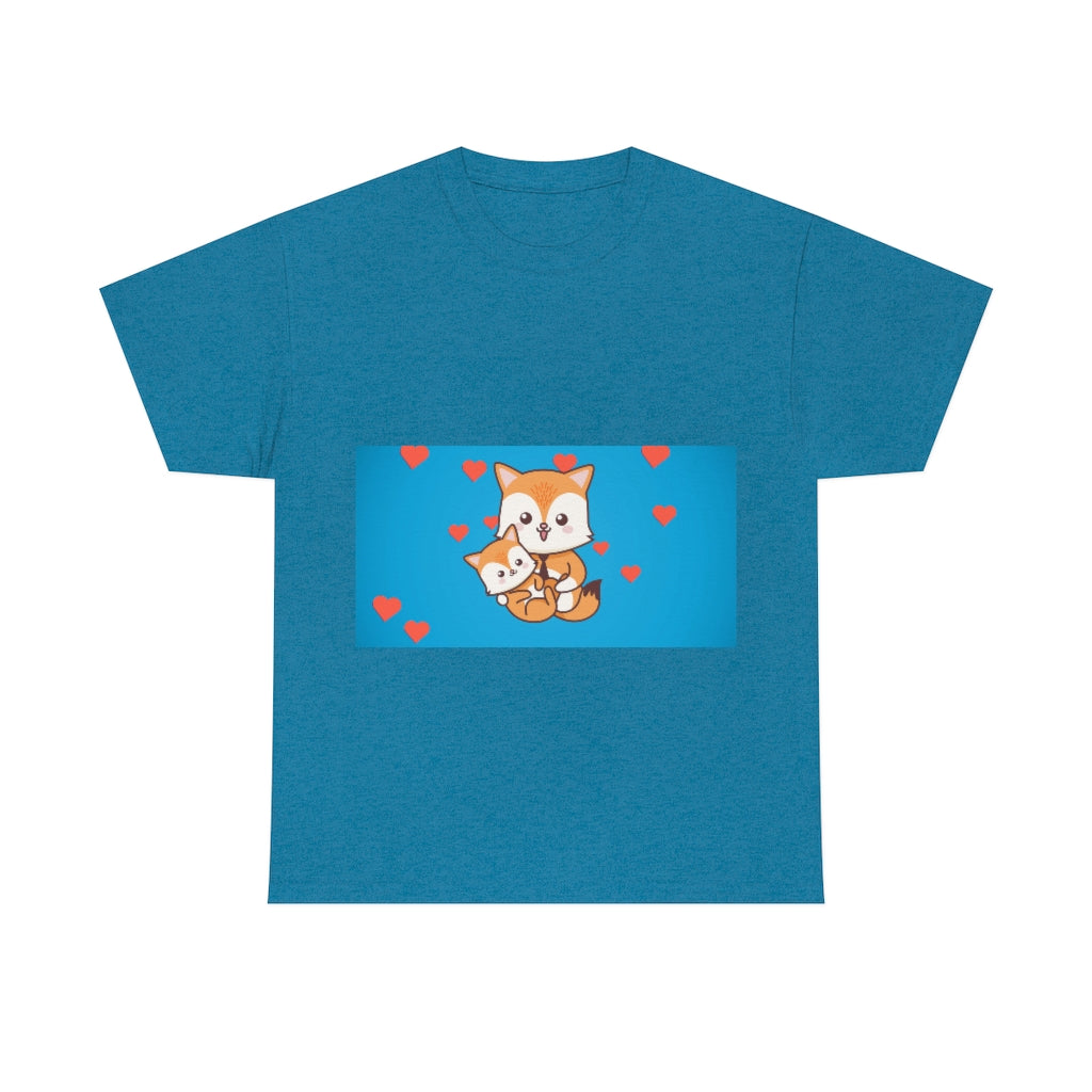 Fox Family Unisex Heavy Cotton Tee