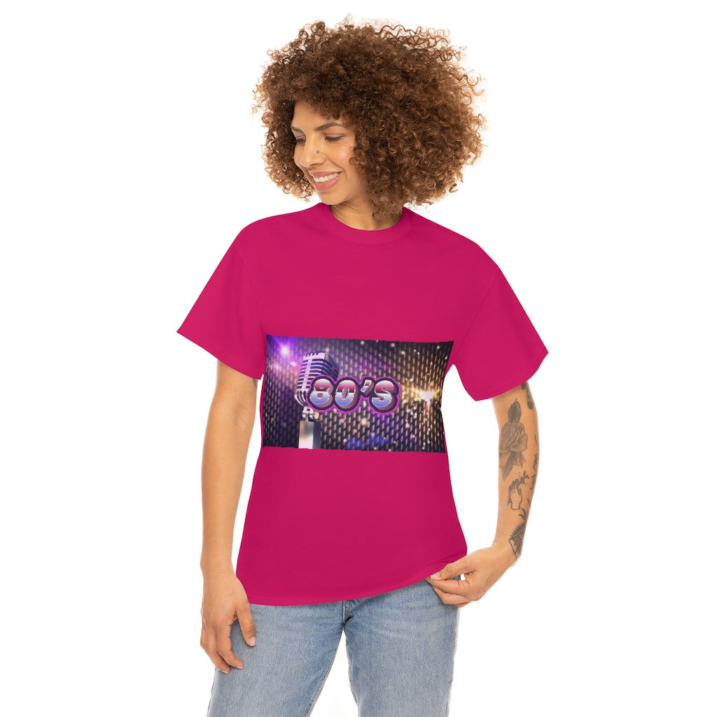 80s Music Unisex Heavy Cotton Tee