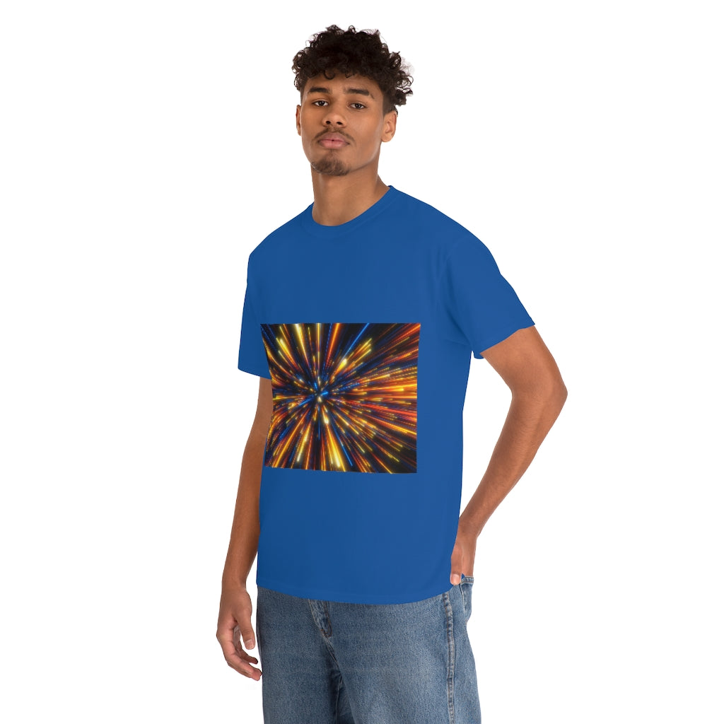 Abstract Space Unisex Heavy Cotton Tee