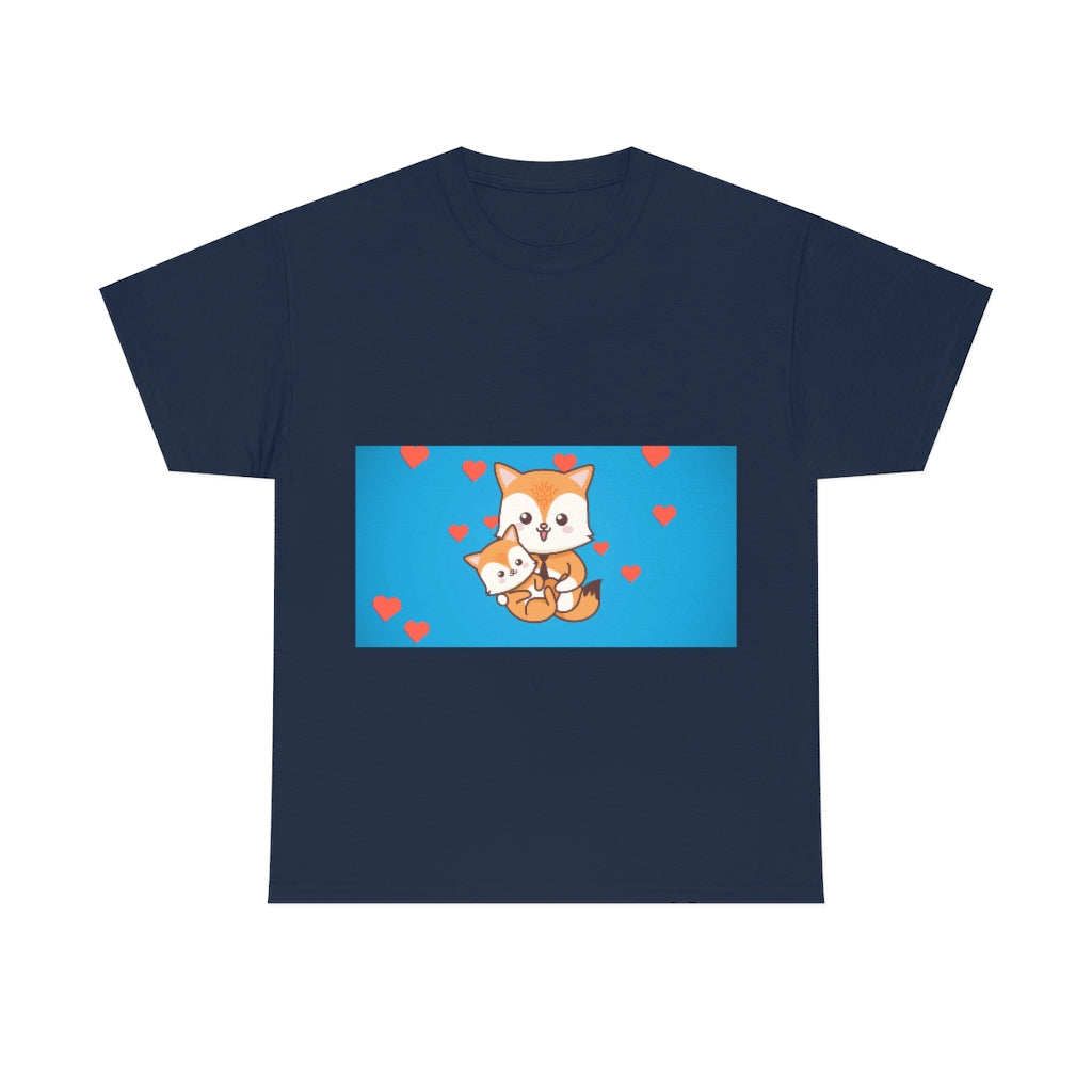 Fox Family Unisex Heavy Cotton Tee