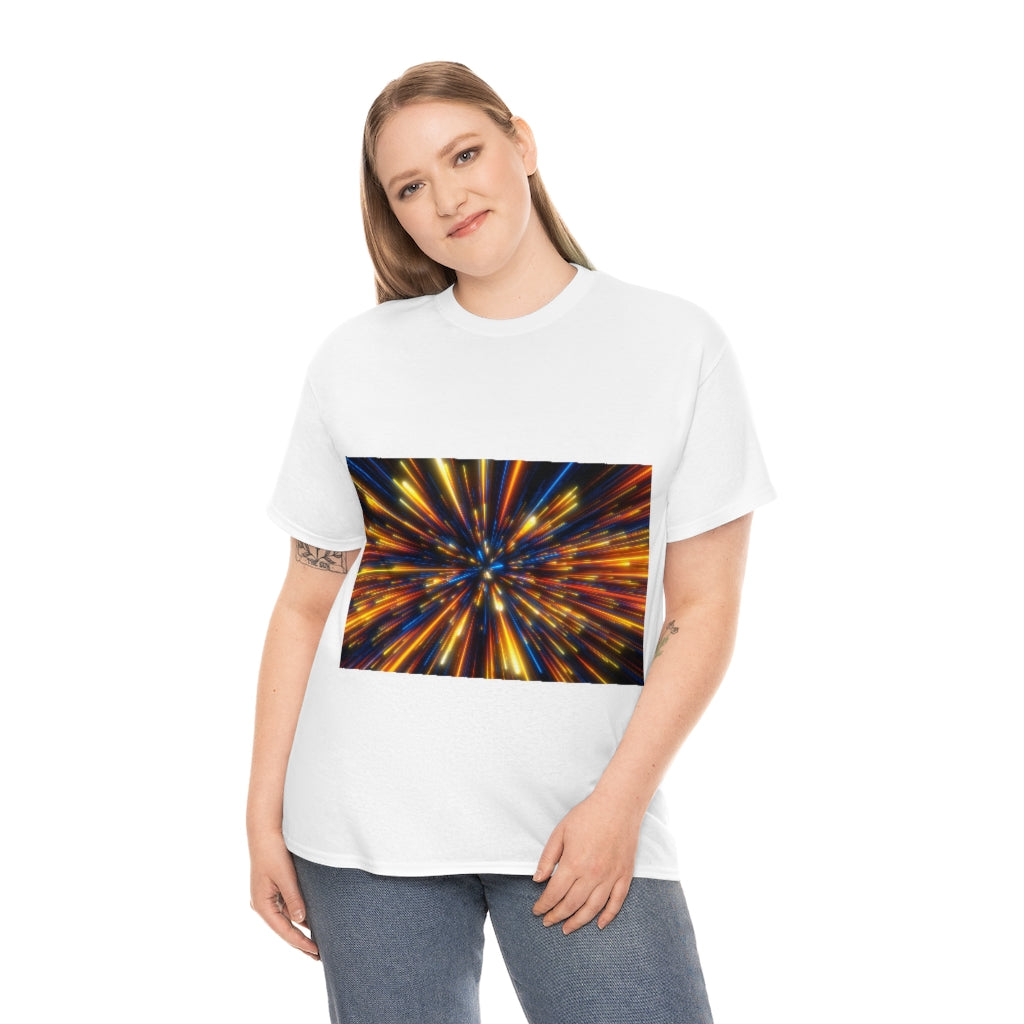 Abstract Space Unisex Heavy Cotton Tee