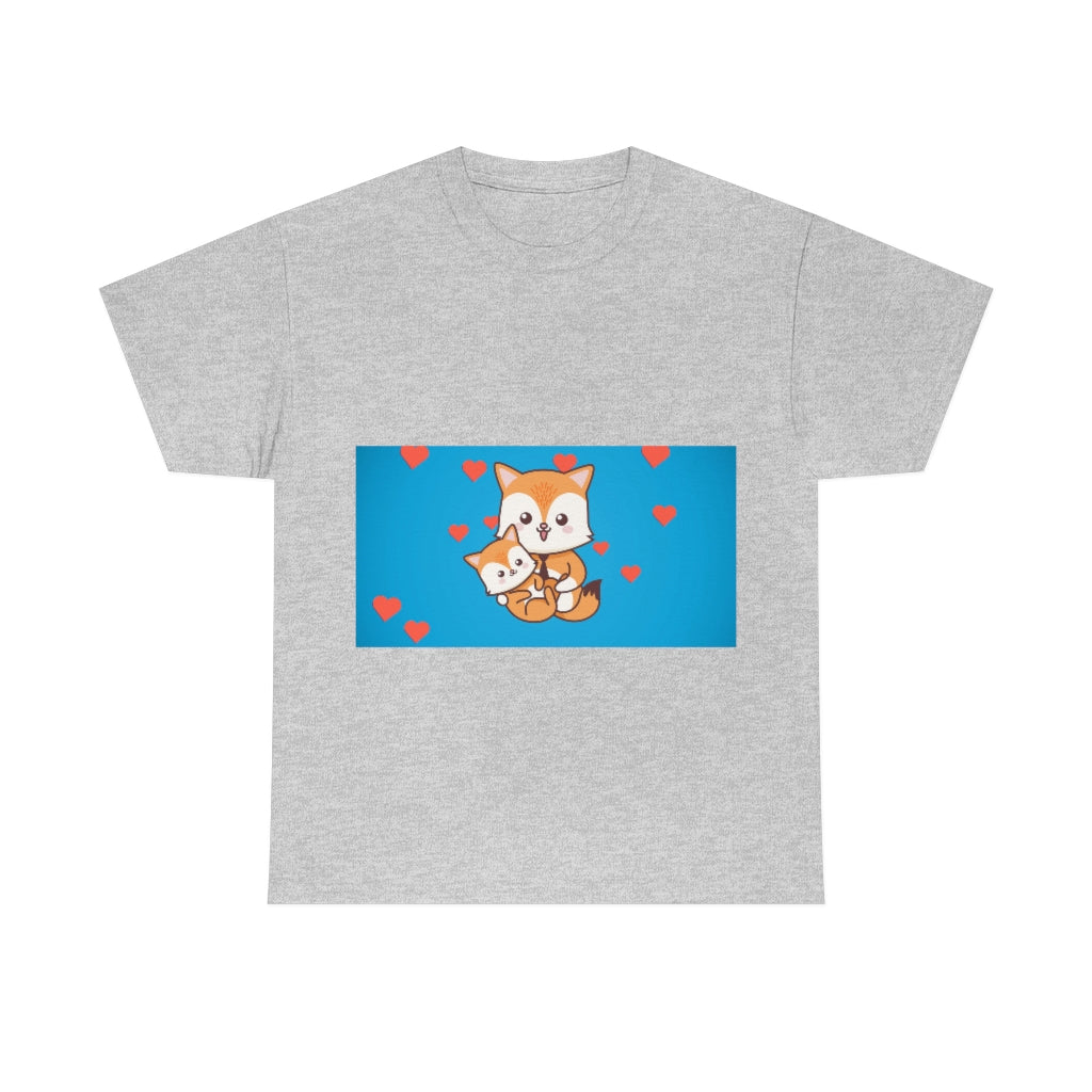 Fox Family Unisex Heavy Cotton Tee