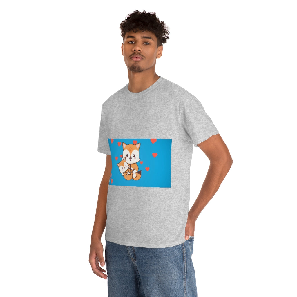 Fox Family Unisex Heavy Cotton Tee