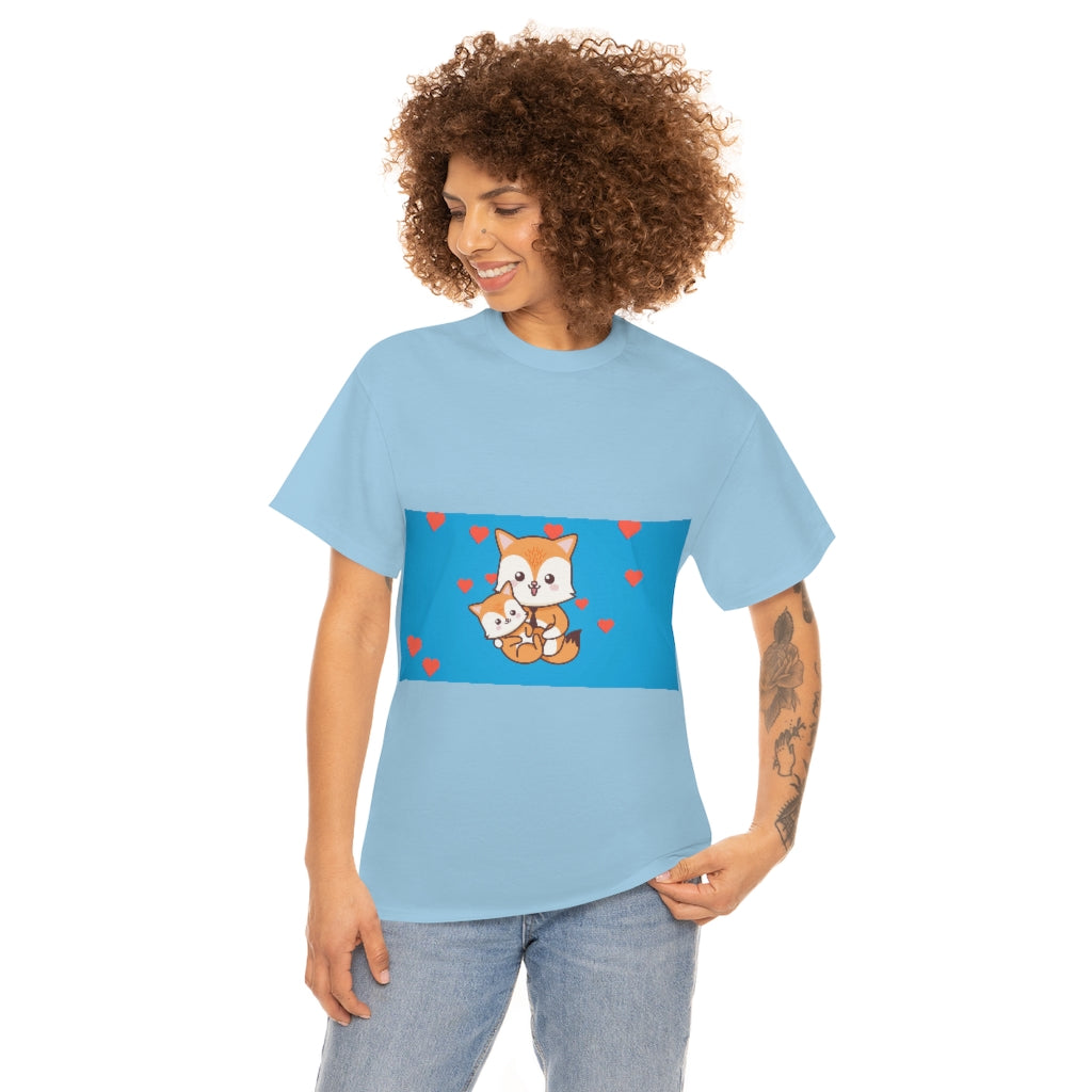 Fox Family Unisex Heavy Cotton Tee