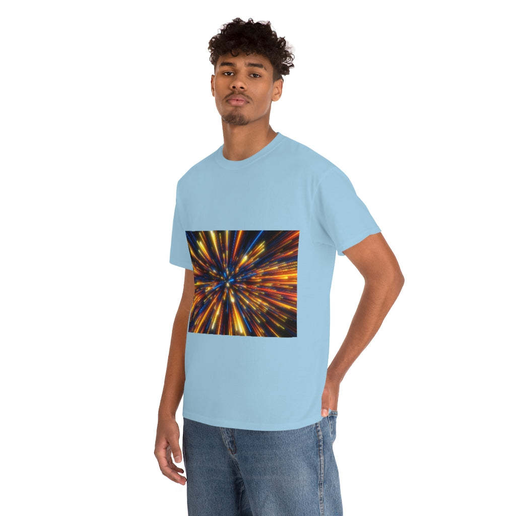 Abstract Space Unisex Heavy Cotton Tee