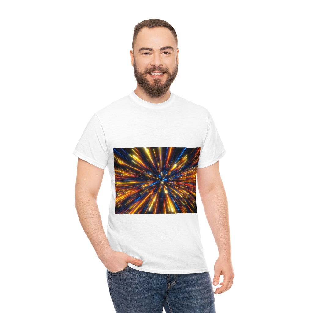 Abstract Space Unisex Heavy Cotton Tee