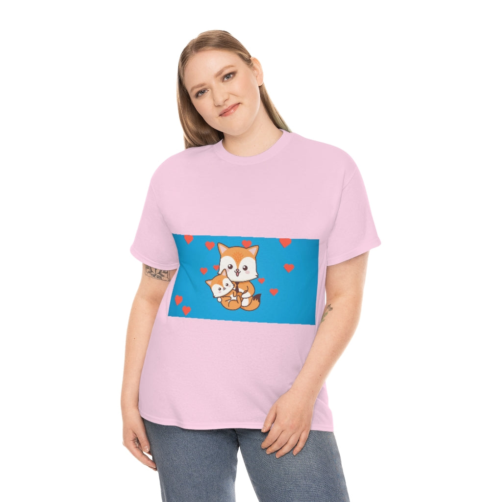 Fox Family Unisex Heavy Cotton Tee