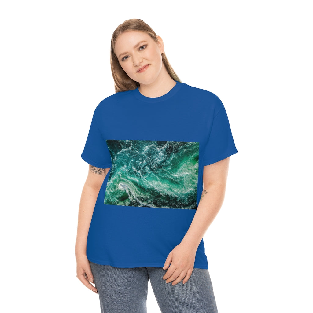 Waves Of Water Unisex Heavy Cotton Tee