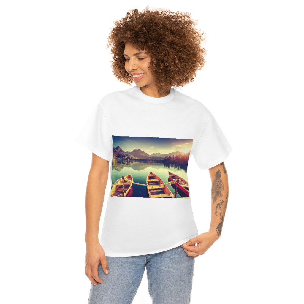 Mountain Lake Unisex Heavy Cotton Tee