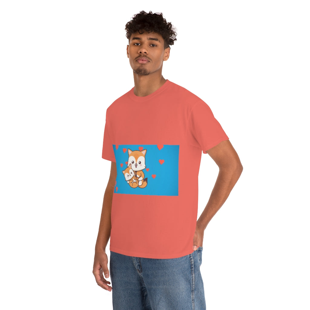 Fox Family Unisex Heavy Cotton Tee